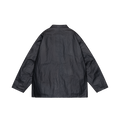 C.E CAV EMPT(シーイー) 2026FW PU LAYER NYLON ZIP JACKET PUコーティング ナイロンジップジャケット ブラック バック