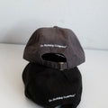 Do Nothing Congress(ドゥナッシングコングレス) JUST DO NOTHING CAP 刺繍ロゴキャップ ブラック チャコールグレー 2色を重ねた背面