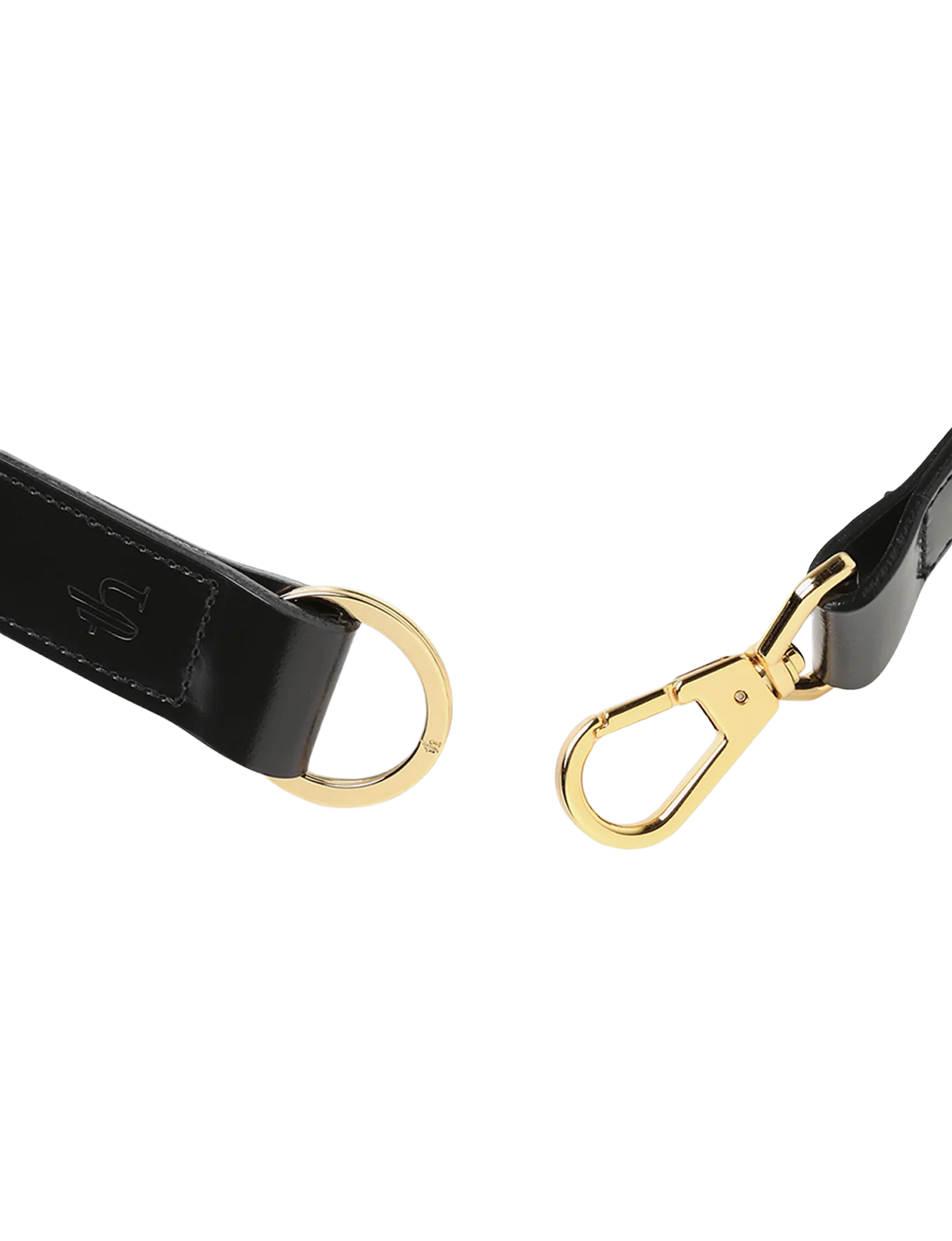 Shoulder Belt / black × silver 