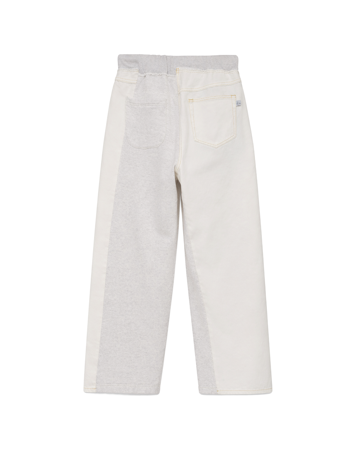 DENIM MERGING SWEAT PANTS