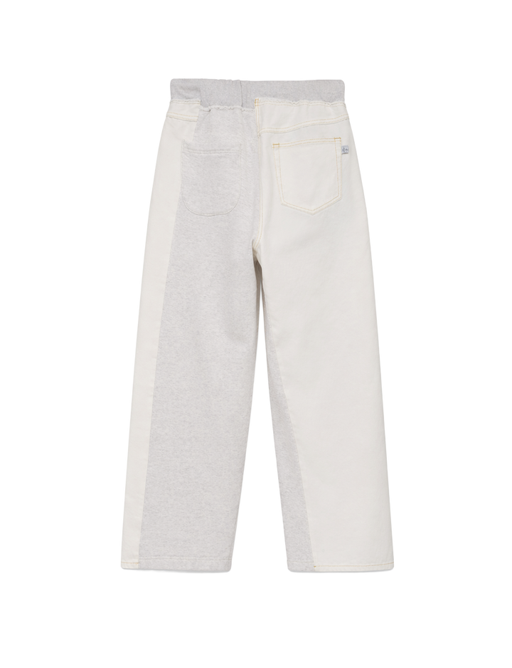 DENIM MERGING SWEAT PANTS