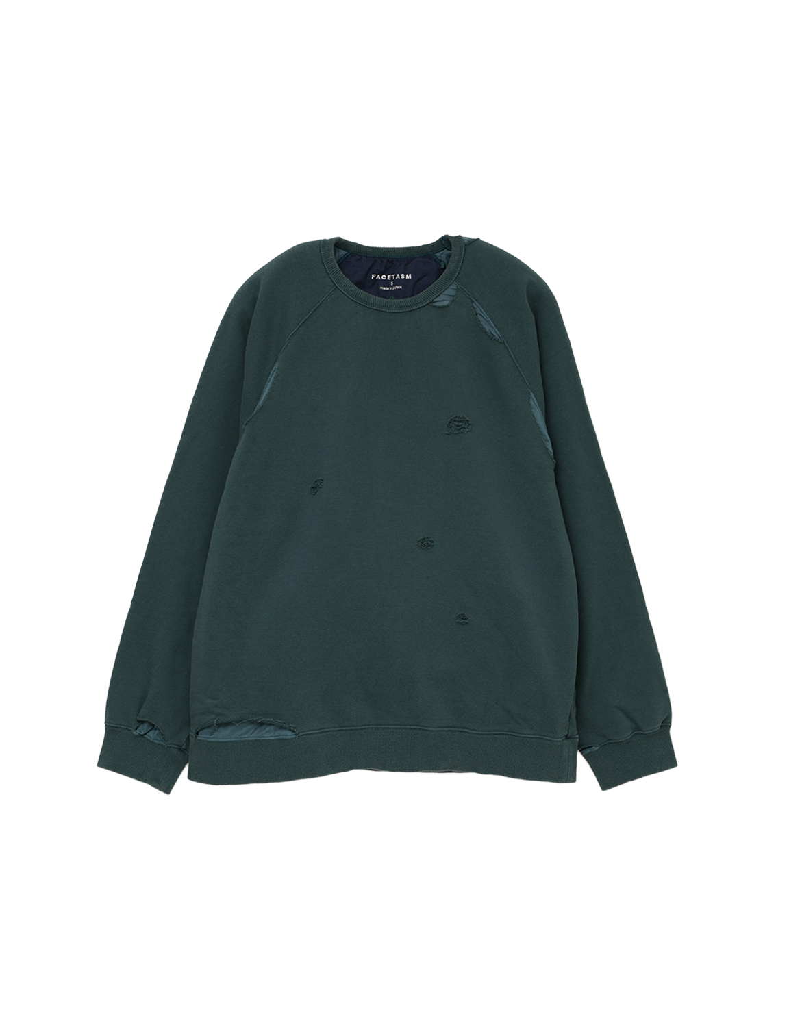 FACETASM DISTRESSED SWEATSHIRT