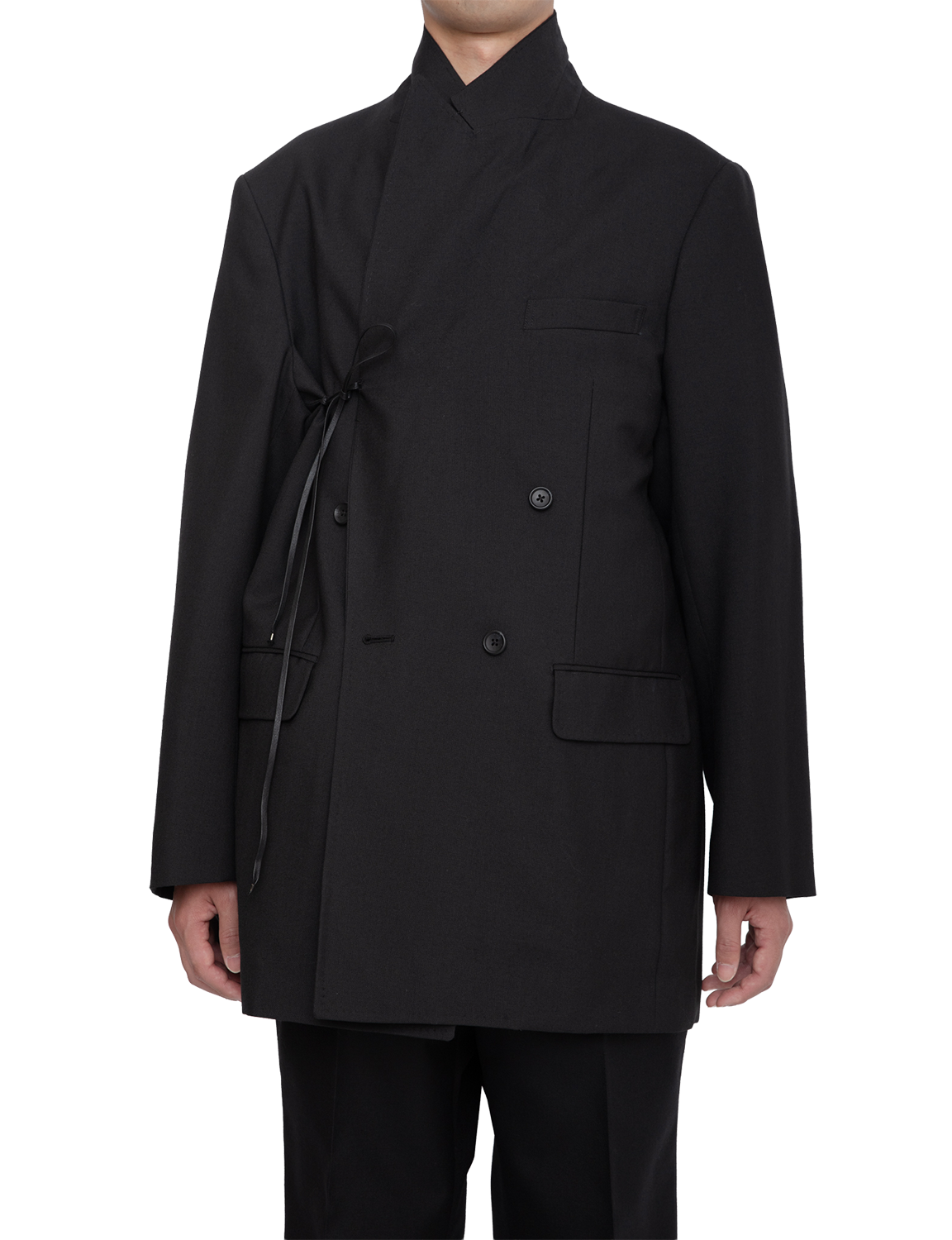 DOUBLE BREASTED LONG JACKET