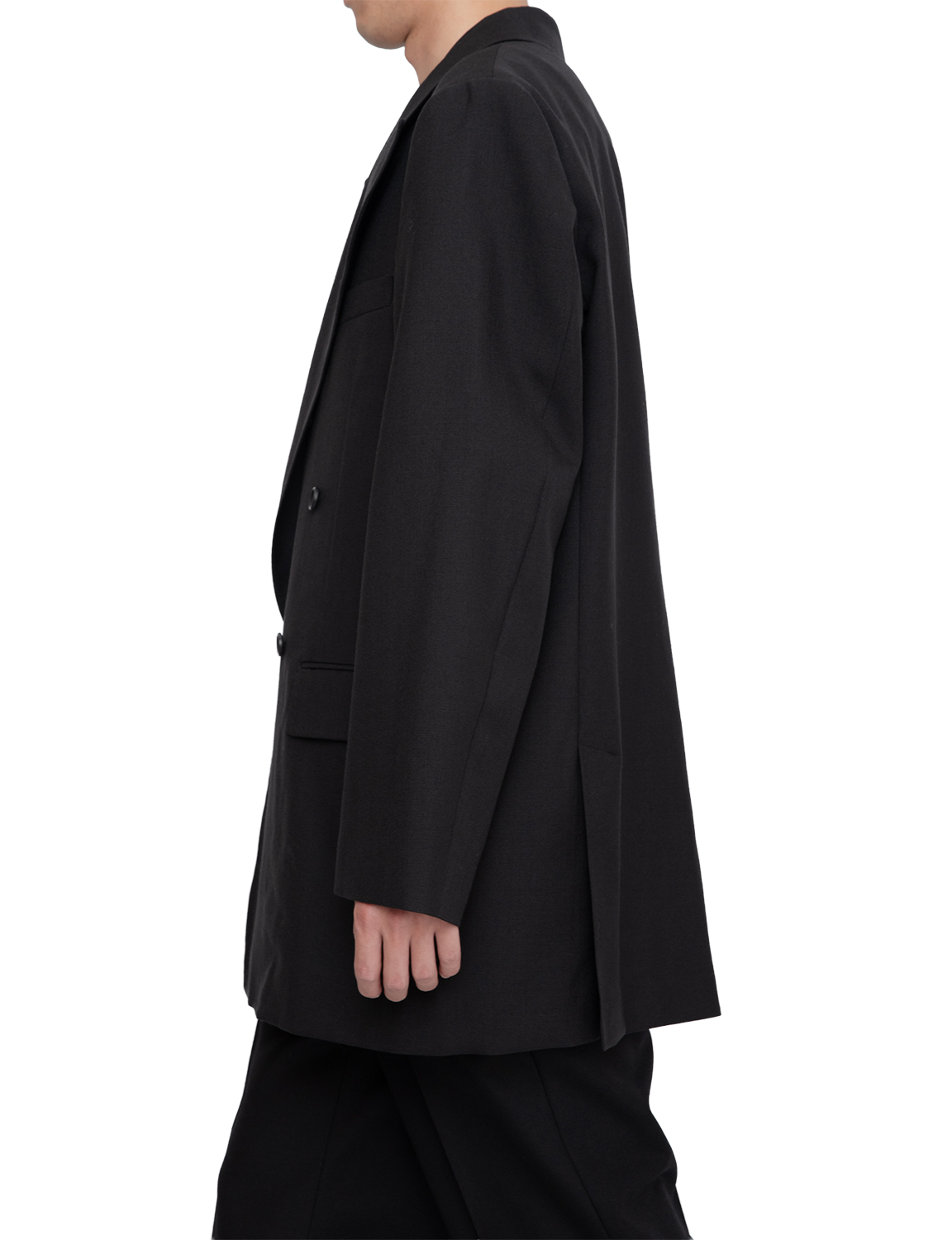 DOUBLE BREASTED LONG JACKET