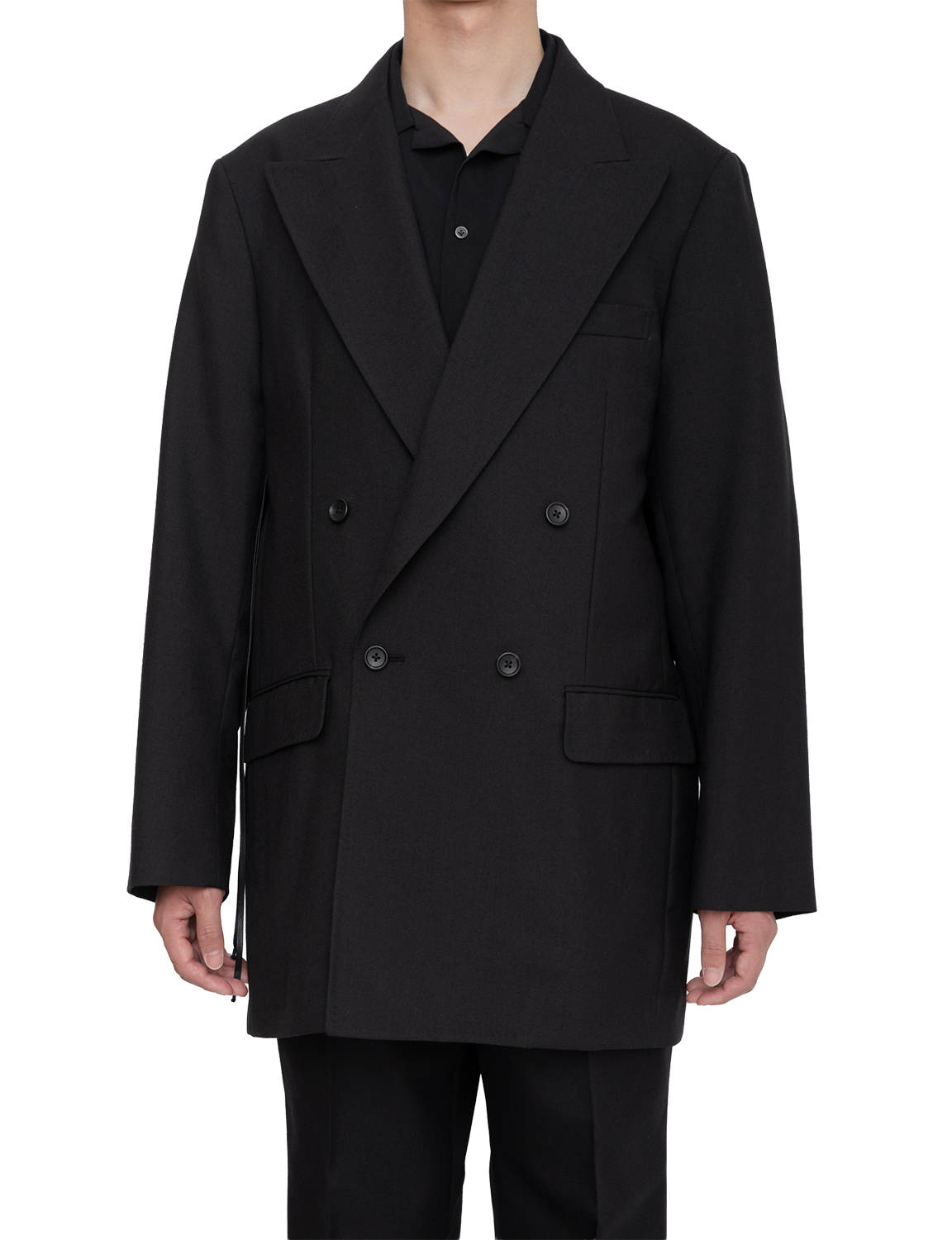 RAINMAKER DOUBLE BREASTED LONG JACKET