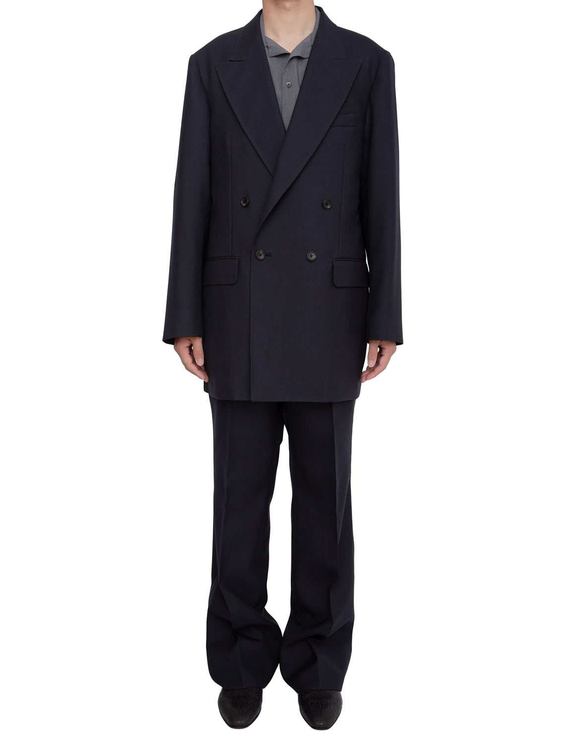 DOUBLE BREASTED LONG JACKET