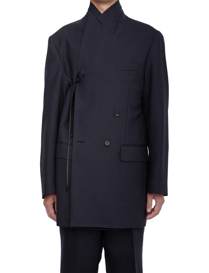 DOUBLE BREASTED LONG JACKET