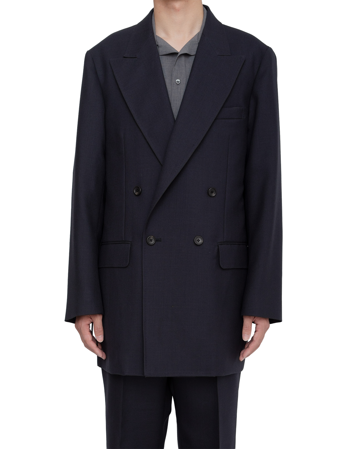 DOUBLE BREASTED LONG JACKET