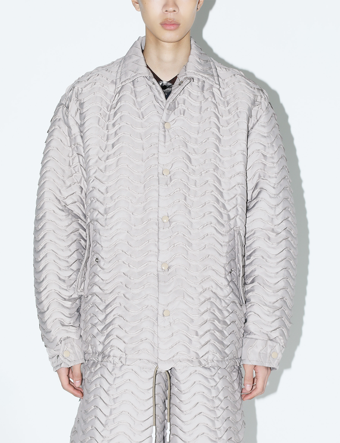 TOGA VIRILIS WAVE QUILTING BLOUSON