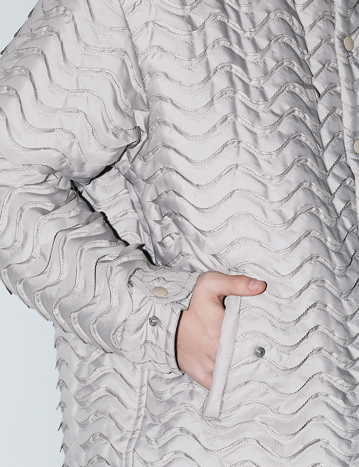 WAVE QUILTING BLOUSON