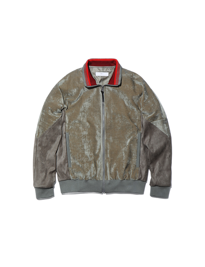 VELVET TRACK JACKET