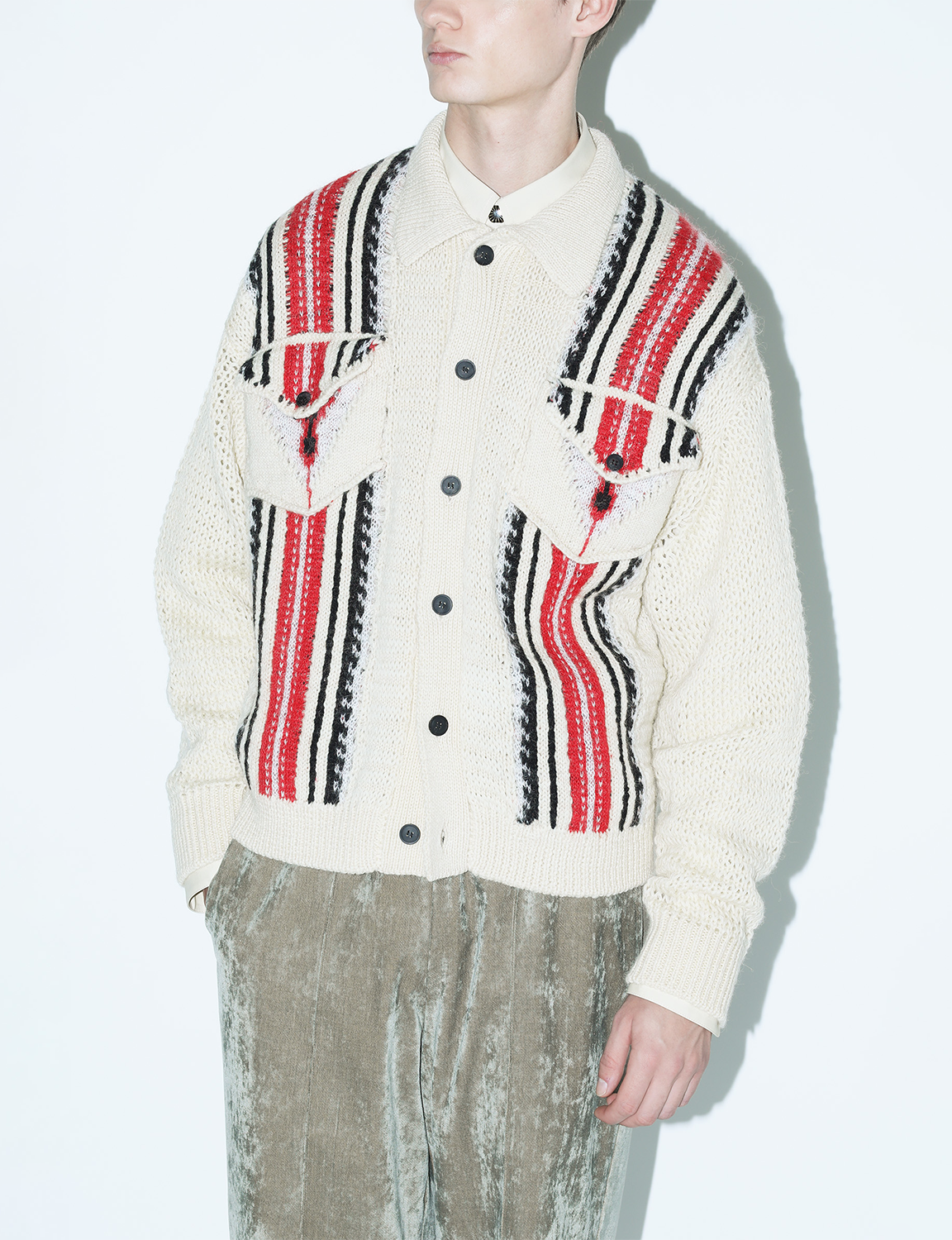 MESH KNIT JACKET