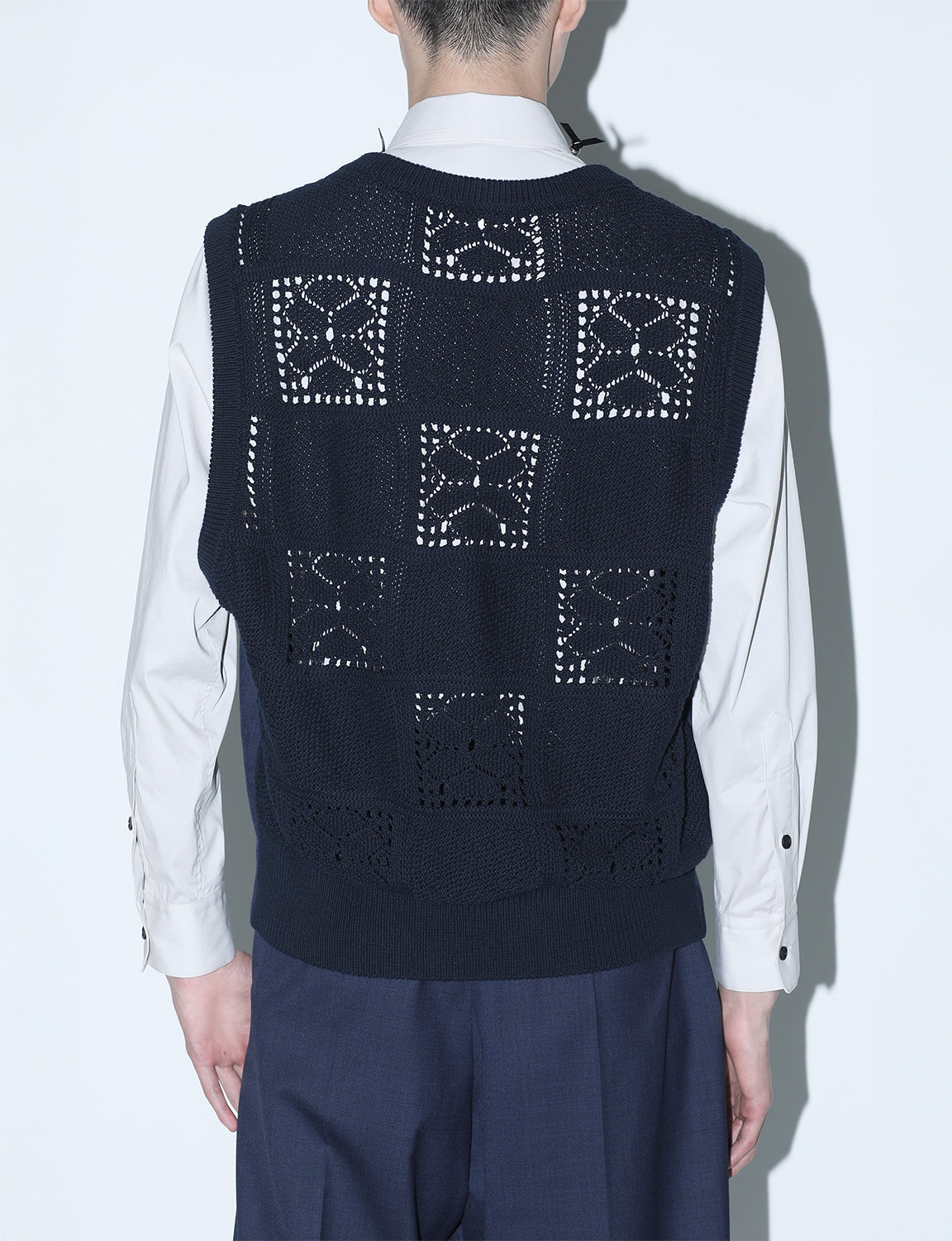 POLYESTER WOOL VEST
