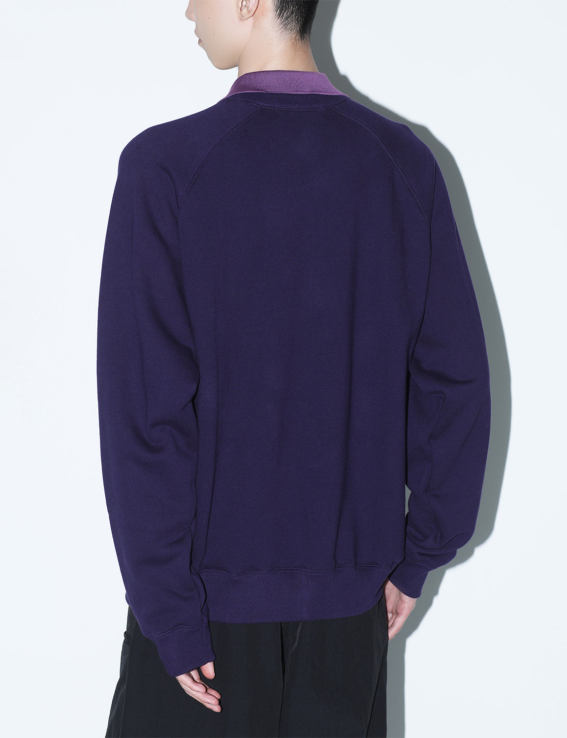 POLO COLLAR SWEATSHIRT