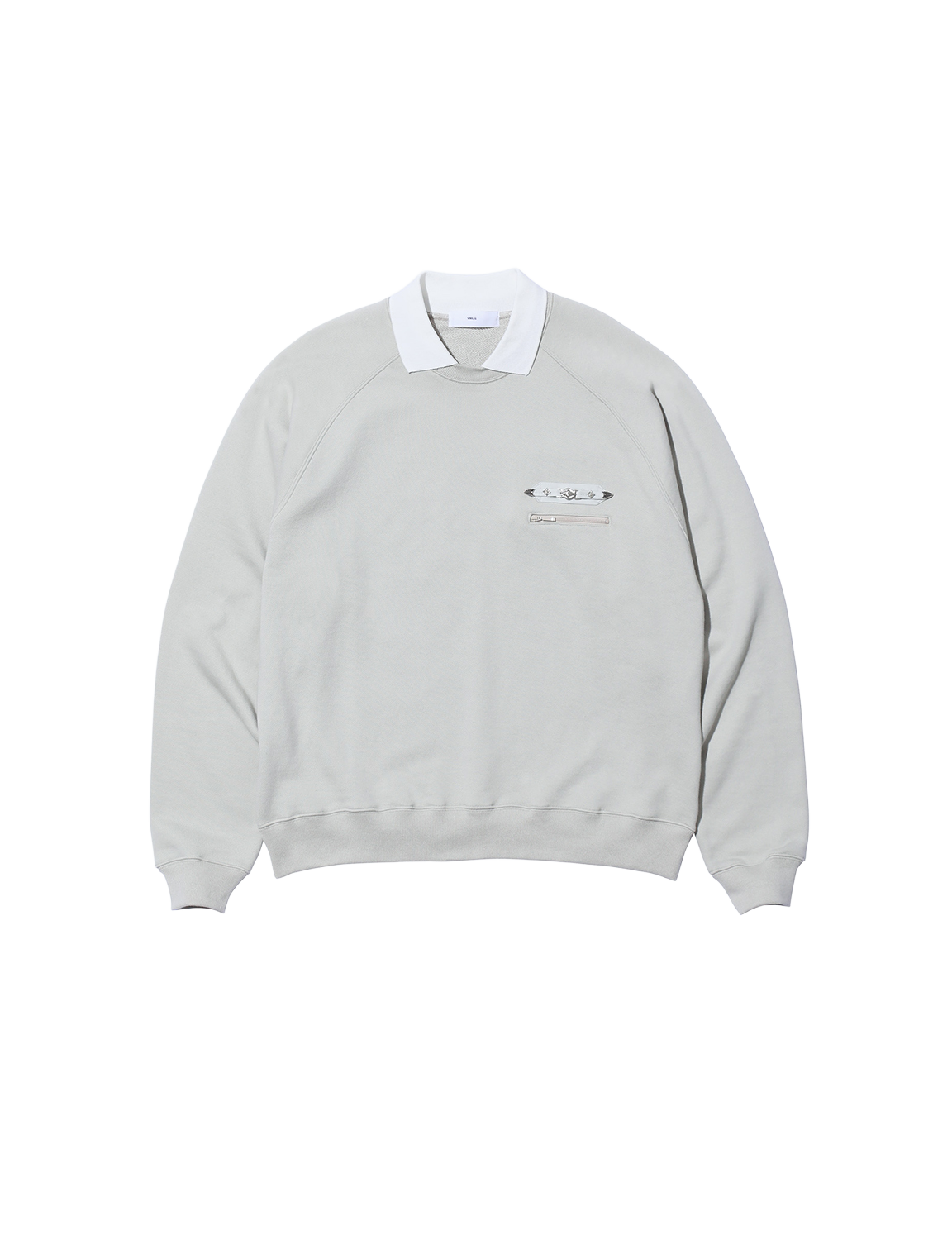 TOGA VIRILIS POLO COLLAR SWEATSHIRT