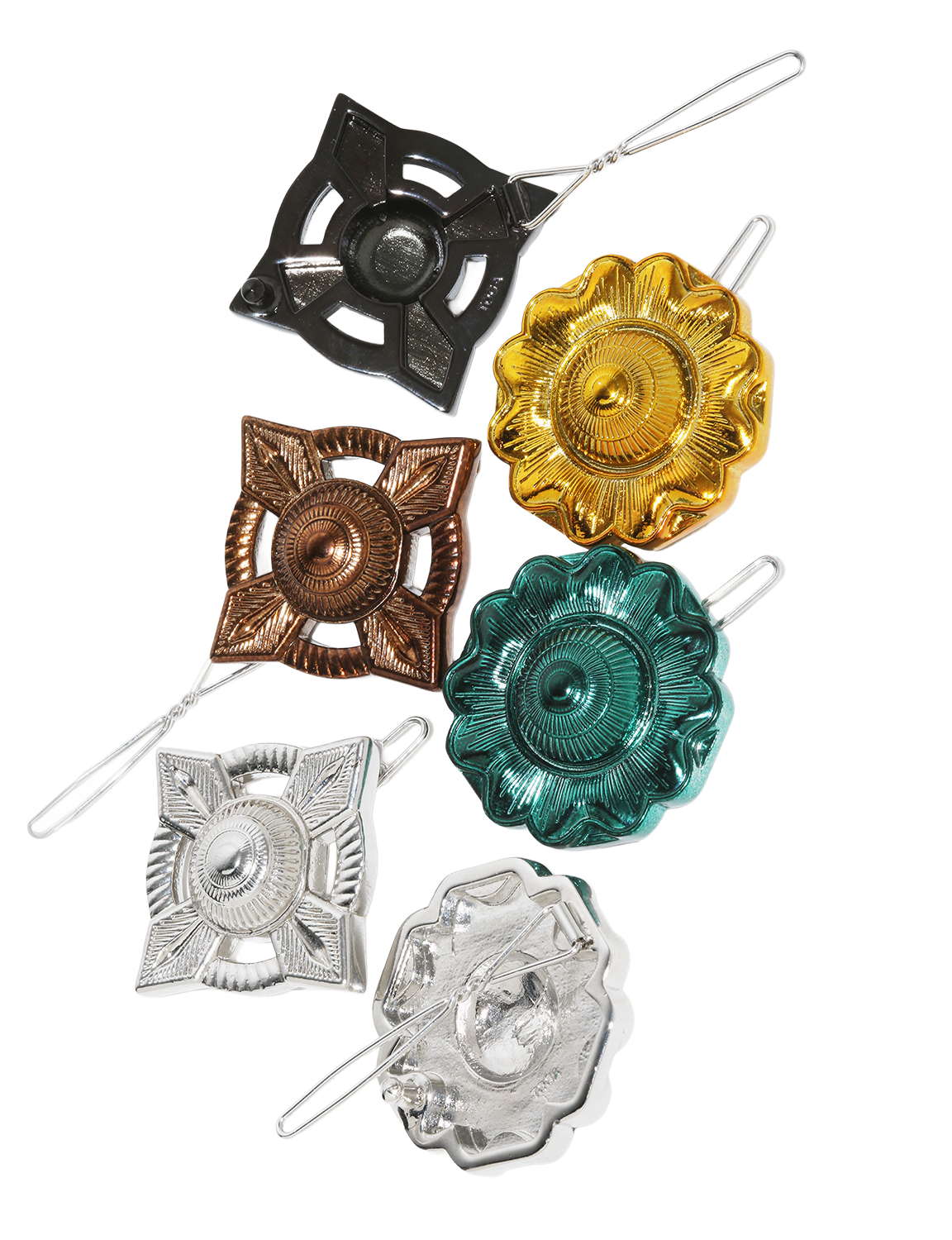 CONCHO HAIR PIN SET