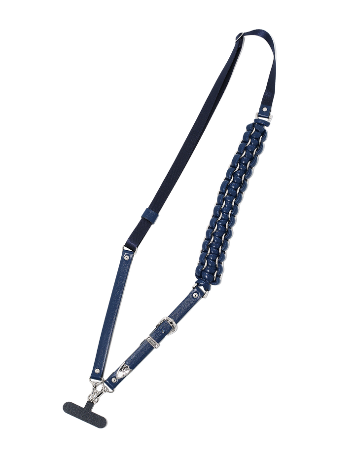 LEATHER BRAID PHONE STRAP