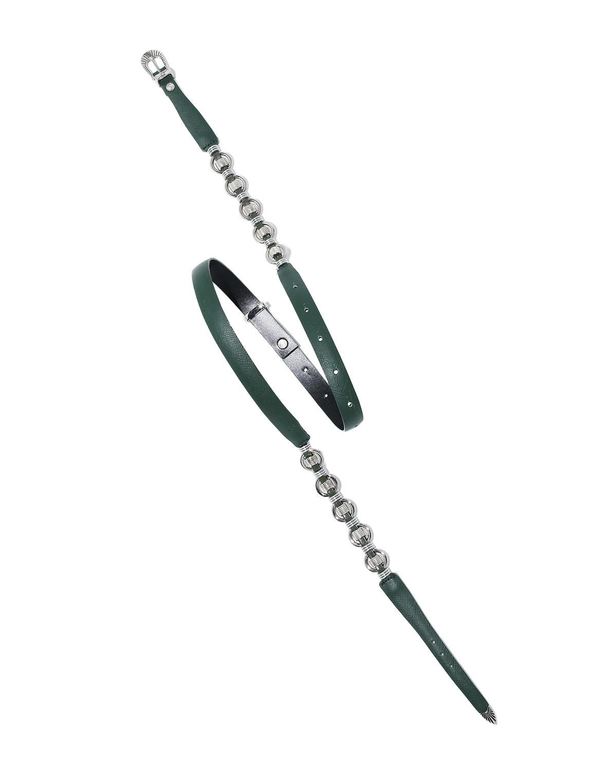 TOGA TOO RING METAL NARROW BELT