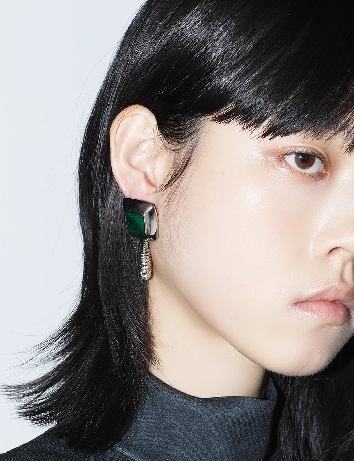 TOGA TOO ー STONE BEADS PIERCED EARRINGS – Stactile