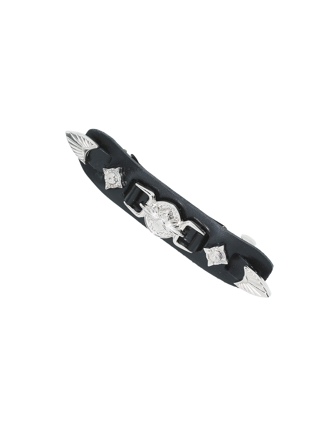 TOGA TOO METAL LEATHER BARRETTE SMALL