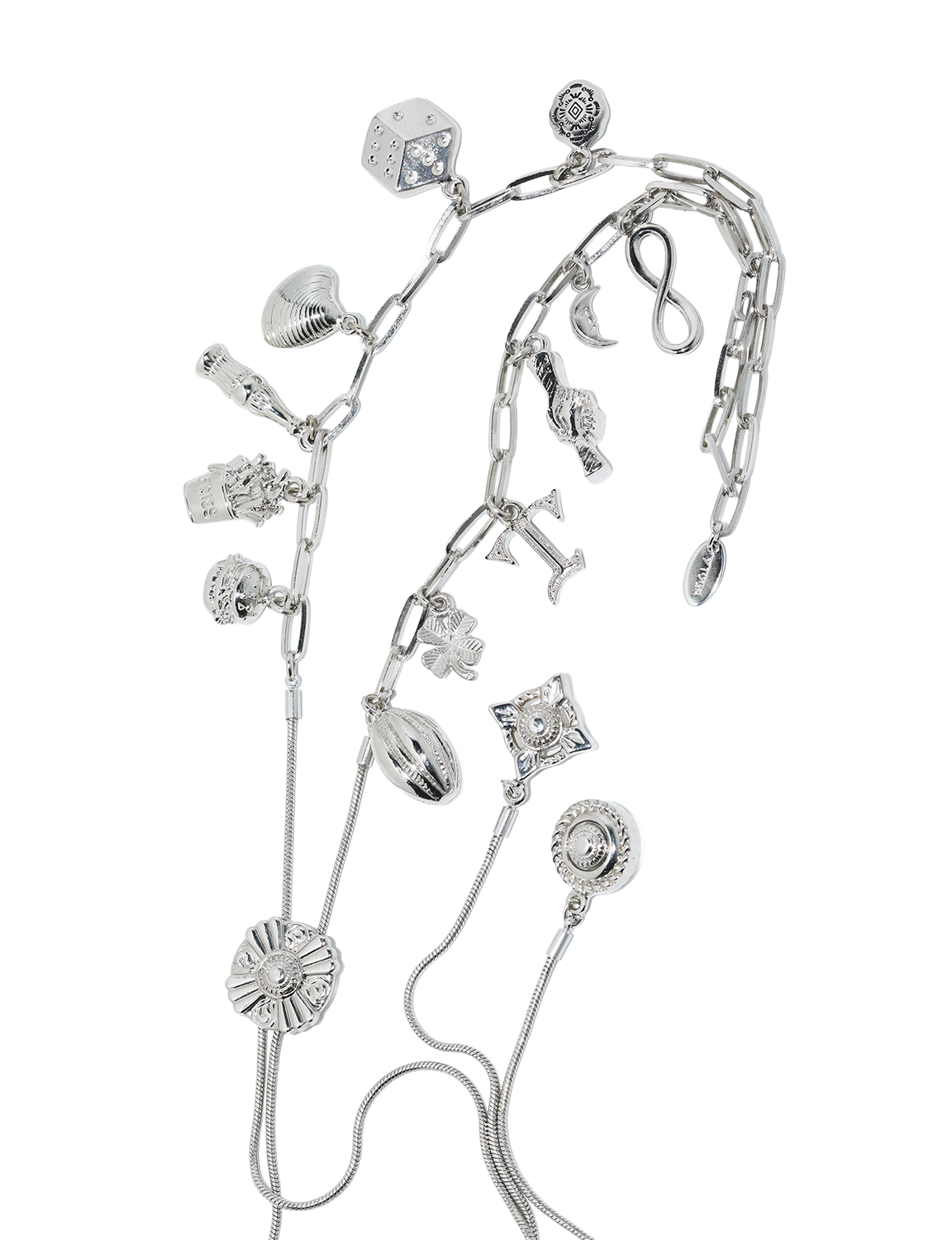 METAL MOTIF LOOP TIE