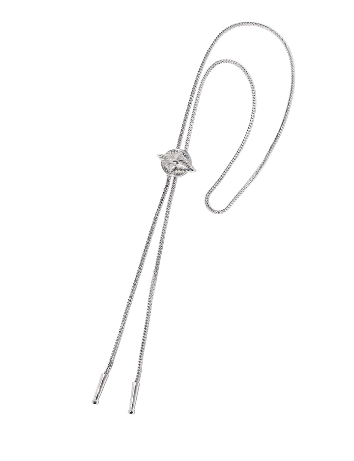 METAL CONCHO LOOP TIE