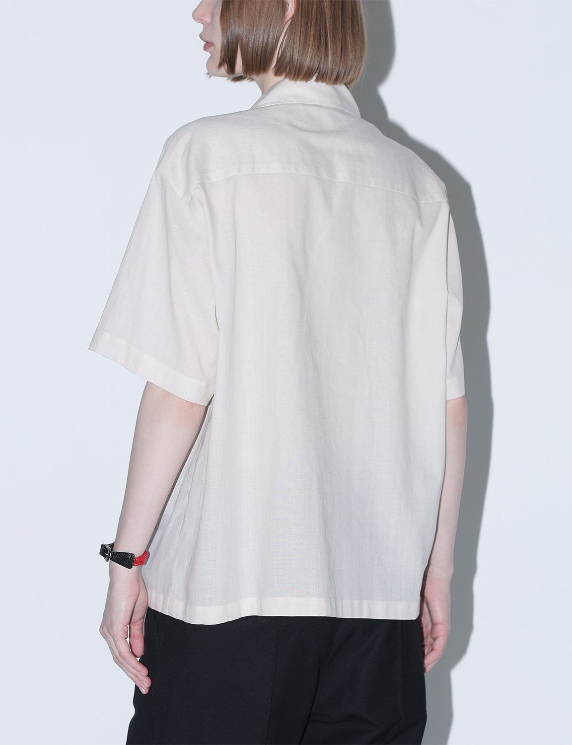 PLAIN WEAVE METAL S/S SHIRT